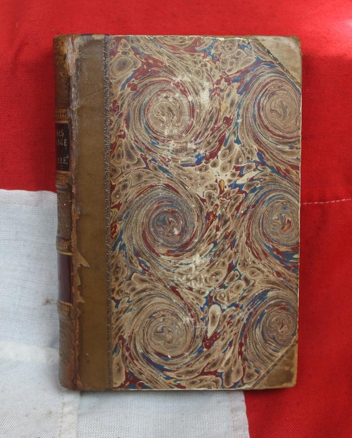 A Very Interesting & Beautiful French Leather Book on the Royal Marines And French Marines 1815 to I863 Les Marines de la France et de L'Angleterre 1815-1863 by Raymond, M. Xavier