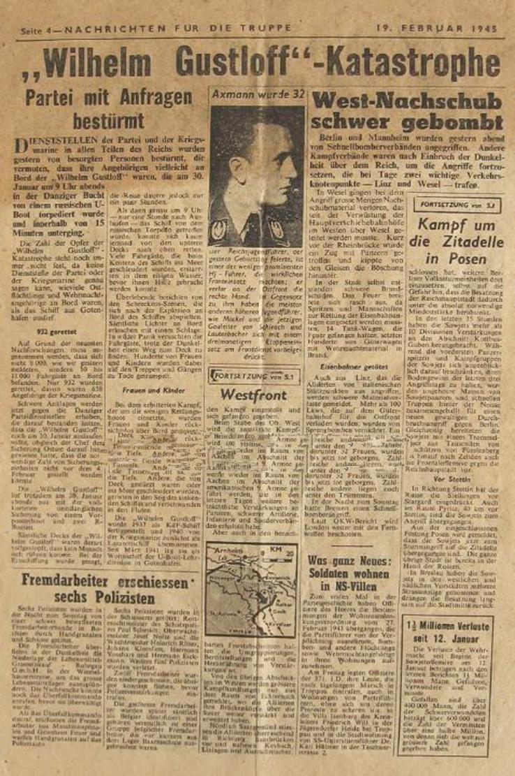 A Rare Original Handwritten German Picture Postcard From Hitler's Titanic, One of The Most Famous Ships of WW2. German Ship Sunk By Soviet Submarine with the Loss of up to 11,000 Lives Making It The Greatest Loss in Worldwide Maritime History