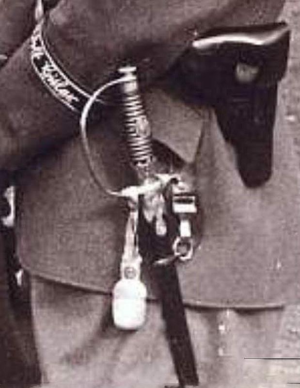 A Scarce German WW2, Luftwaffe officer's or Possibly SS Officer's Sword or Dagger Belt Hanger Mount