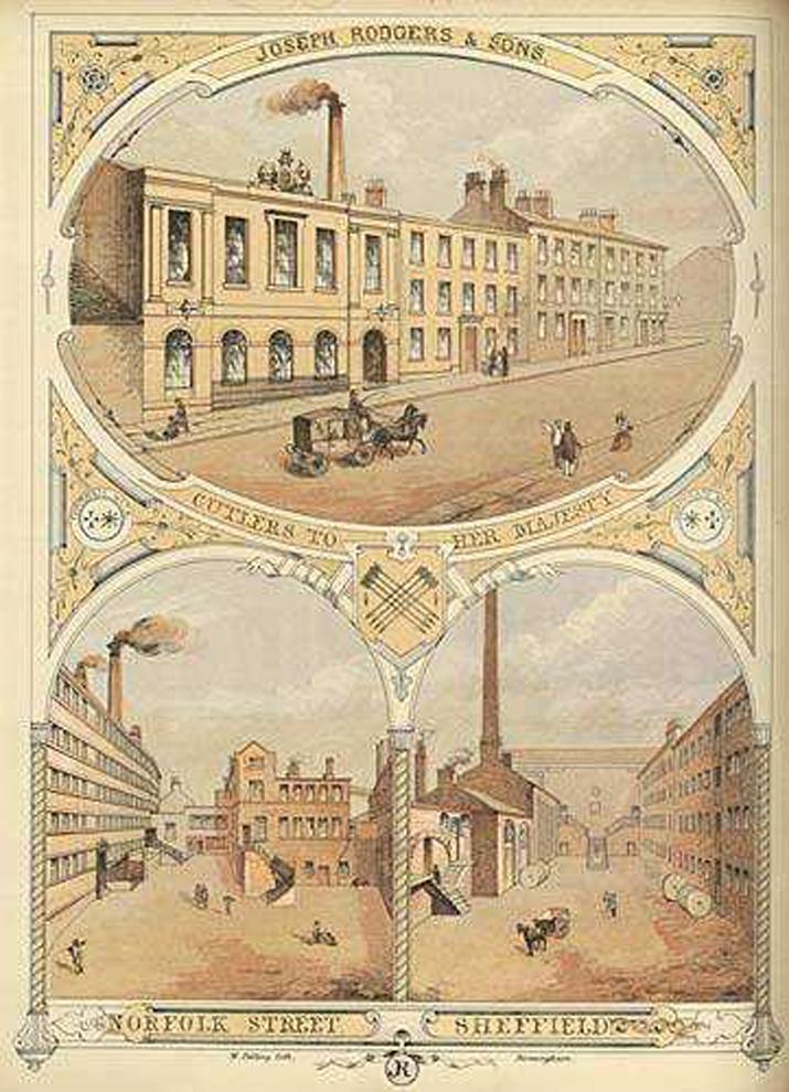 A Joseph Rodgers & Sons 6 Norfolk St. Sheffield Ltd Bowie Knife