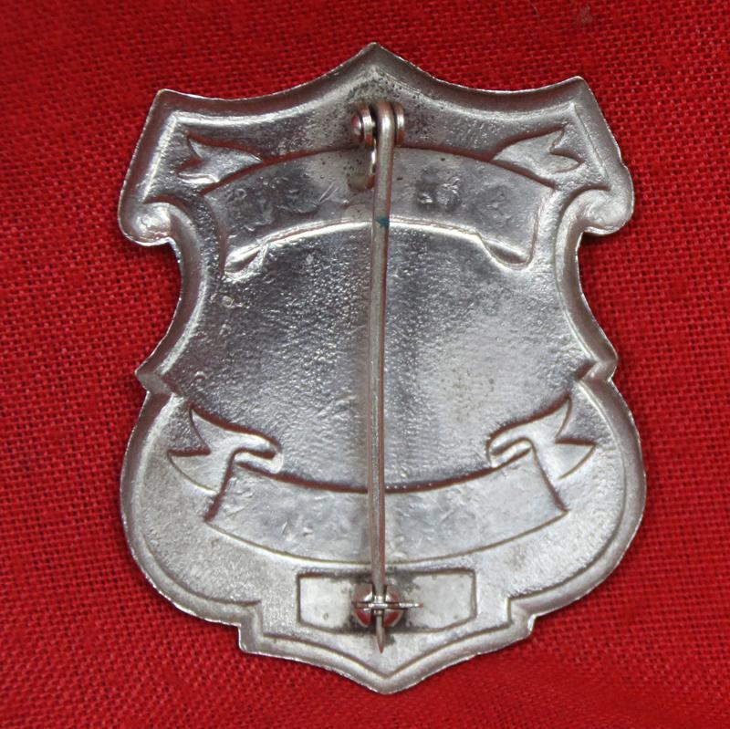 A Most Interesting & Scarce Vintage Patrolman's Police Shield Arvida Police. Numbered II