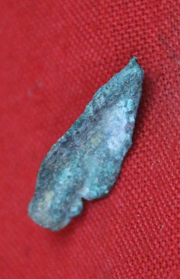 An Original Arrowhead From the Time of Alexander the Great’s War Against Persia, The Battle of the Granicus River, in 334 BC. The Battle Site Was Near The Legendary Site of the City of Troy.. Acquired On a Grand Tour in 1820