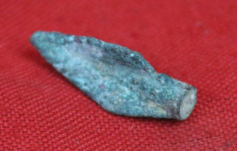 An Original Arrowhead From the Time of Alexander the Great’s War Against Persia, The Battle of the Granicus River, in 334 BC. The Battle Site Was Near The Legendary Site of the City of Troy.. Acquired On a Grand Tour in 1820