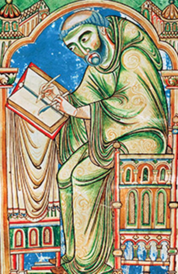 C15th Illuminated Medieval French Book of Hours Manuscript Leaf. From Around The Time of The Battle of Agincourt or Later