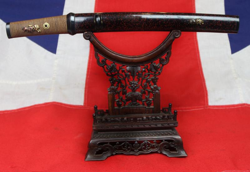 An Exceptionally Beautiful, Almost 500 Year Old Ancient Samurai Aikuchi Tanto, Signed Bizen Osafune Ju Sukesada