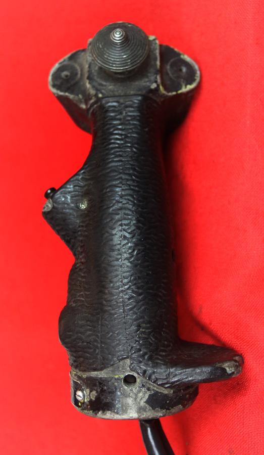 A Fabulous Piece of British Armed Forces Helicopter Aeronautica. A Souvenir of the Falklands War, A Westland Wessex Helicopter Cyclic Control Grip With Wiring