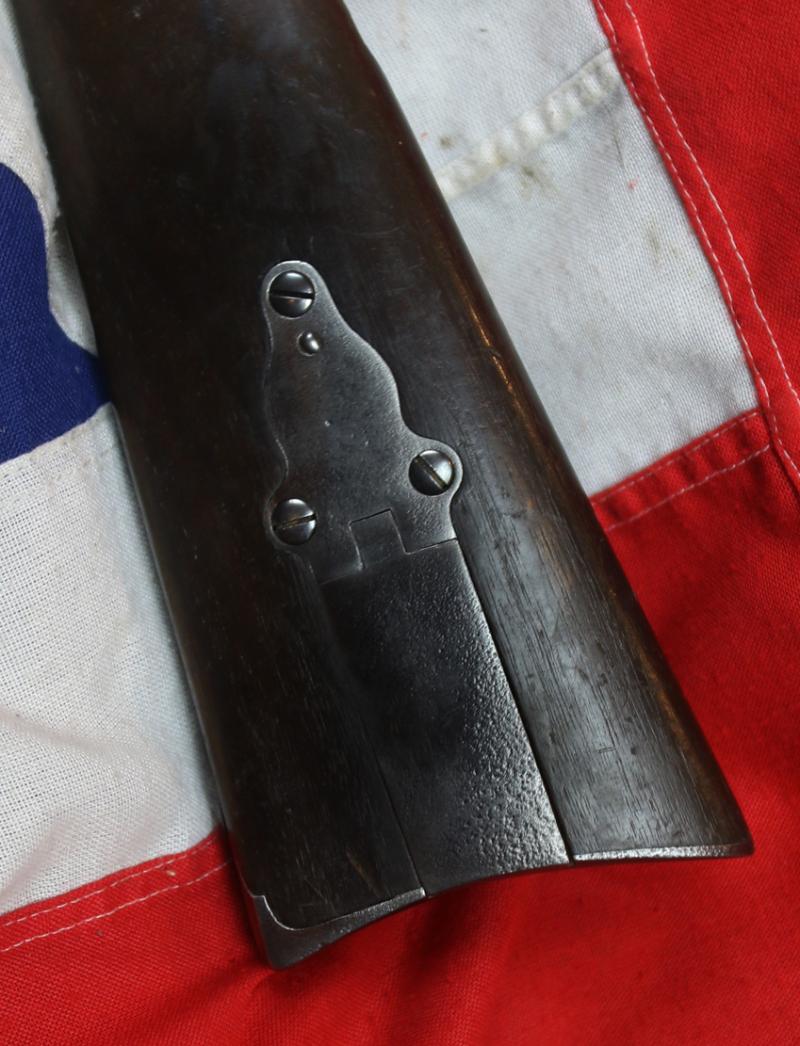 A Super & Rare US Civil War Souvenir, An Original US Cavalry Gallagher Carbine Stock.