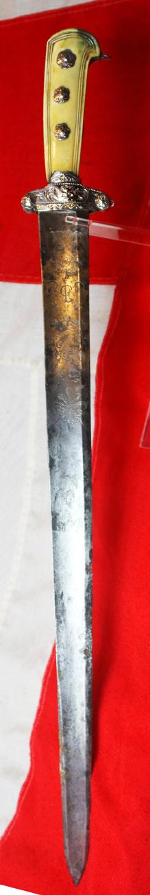 A Fabulous Solid Silver Mounted 'Naval' Captain or Admirals Sword, Near Matching Admiral Don Francisco Xavier Winthuysen's Sword, That Was Surrendered to Commodore Nelson at the Battle of Cape St Vincent in 1797