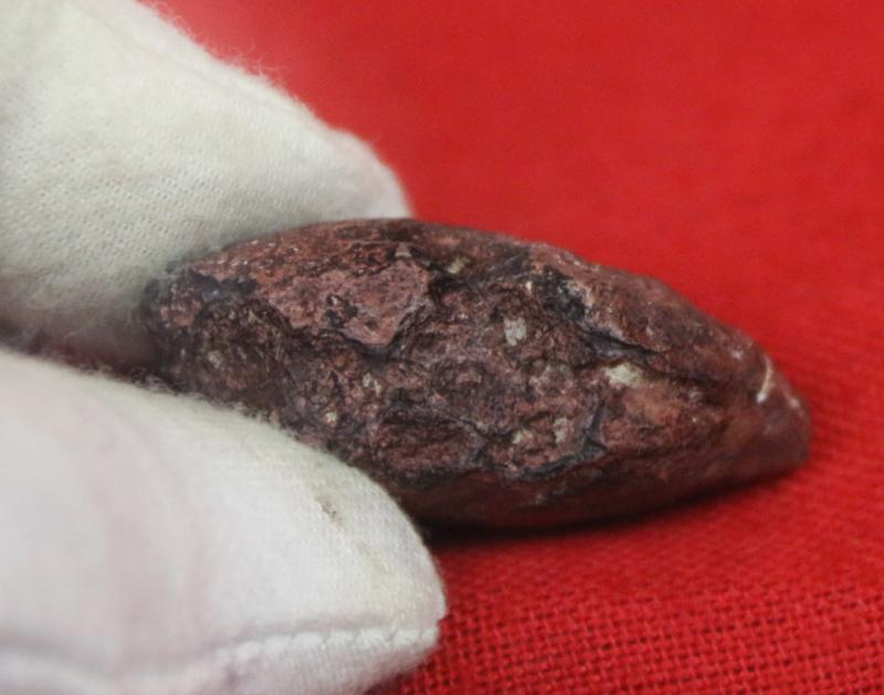 Caesarian, Original Roman Republic Period Lead Sling-Bullet Glans Plumbea From Julius Caeser's Civil War With Pompey, From the Battle of Munda 45 bc