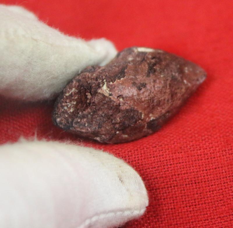 Caesarian, Original Roman Republic Period Lead Sling-Bullet Glans Plumbea From Julius Caeser's Civil War With Pompey, From the Battle of Munda 45 bc