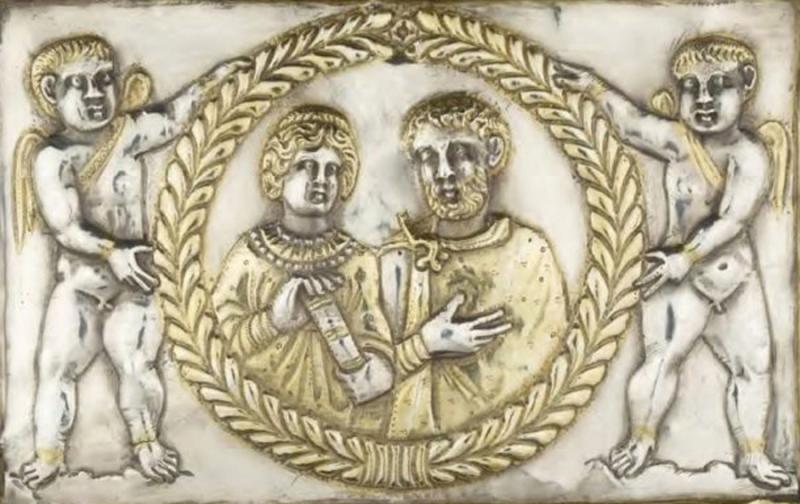 Original Ancient Imperial Roman ‘Cross-bow” Fibula Bronze Toga Pin Military Issue, Fine Piece For Higher Ranking Figures in the Legion, Such As a Centurion or Tribune