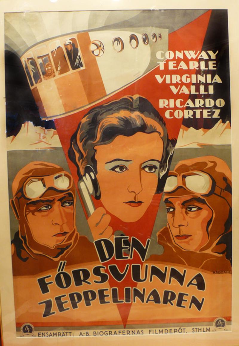 A Fabulous & V.Rare Example of Original Large Art Deco Art. 1929 Original Movie Poster. of