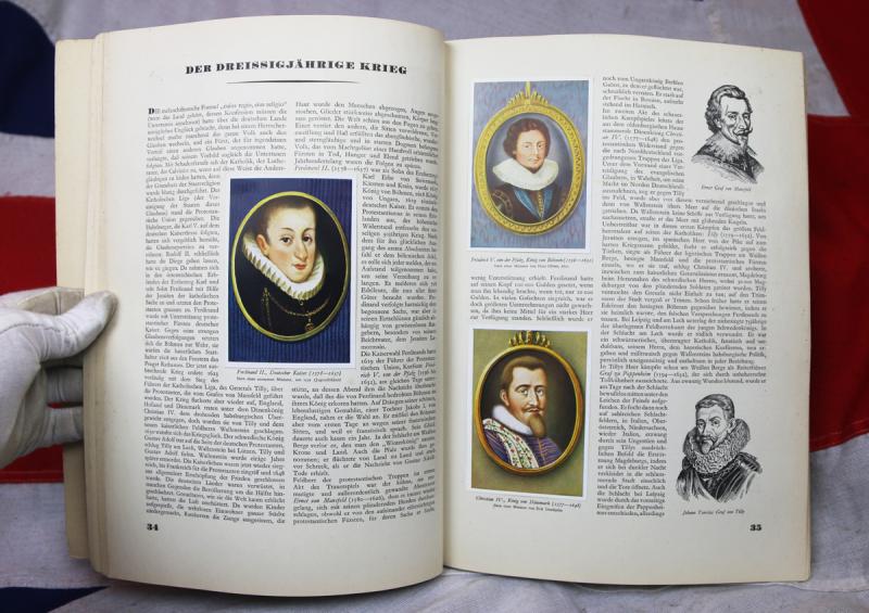 Gestalten Der Weltgeshichte Miniaturen. Shaping World History. Contemporary Miniatures of Famous Personalities from Four Centuries (Third Reich Publication1933)