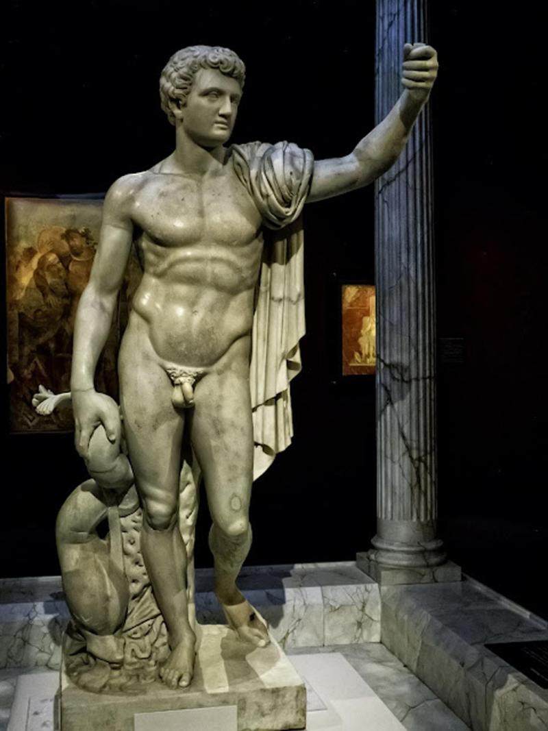 An Absolutely Beautiful Original 2nd Century Imperial Roman Officer or Noble's Carved Intaglio, Carnelian Gem Stone, Status Seal Ring, Depicting a Dolphin. Originally Worn in the Roman Empire's of Trajan to Commodus