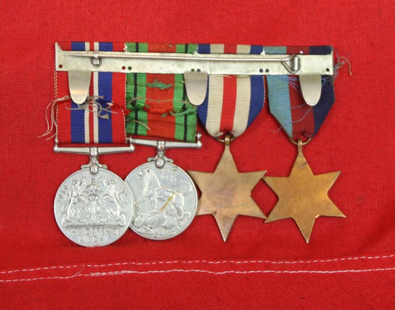 A Group of Four WW2 Medals of Sergeant James Blair Scots Guards