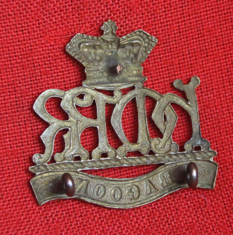 A Most Scarce Victorian Boer War Cap Badge of Her Majesty's Reserve Regiment of Dragoons