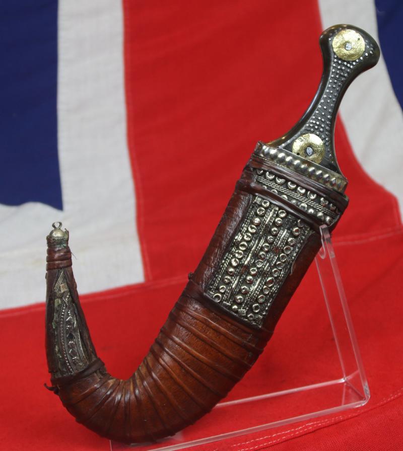 A Yemeni Jambiya A Stunning WW1 Yemeni 'Lawrence of Arabia's' Favoured Pattern of Jambiya