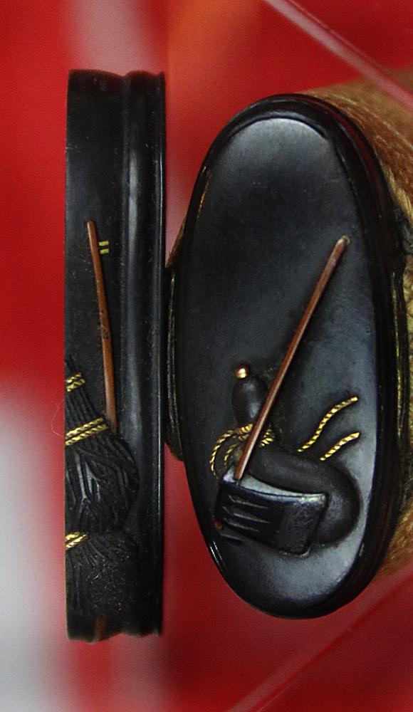 A Shinto Samurai Naganata Naoshi Wakizashi With Shakudo Edo Fittings & Full Edo Traditional Polish