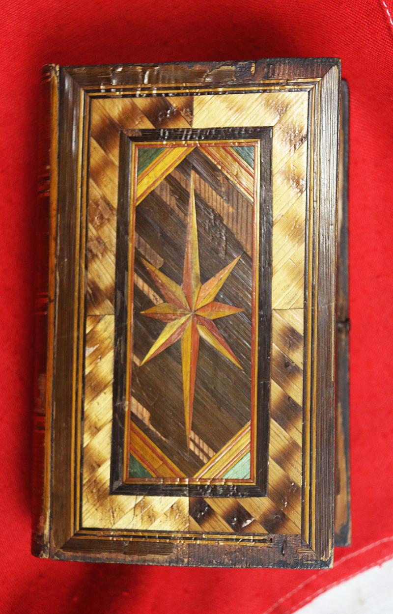 A Superb Napoleonic French 'Prisoner-of-War' Portable Travelling Dressing Case, Shaped in the Form of a Book