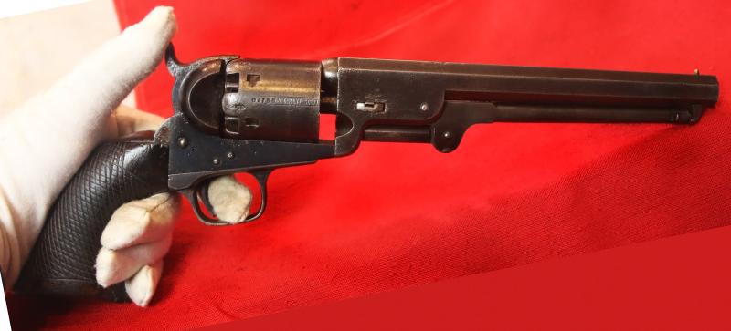 A Fine .36 Calibre Original Antique Colt Navy London Revolver, 1851 Model Navy Manufactured in 1855