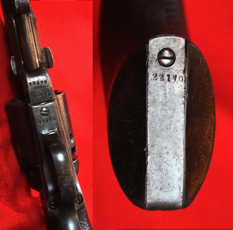 A Fine .36 Calibre Original Antique Colt Navy London Revolver, 1851 Model Navy Manufactured in 1855