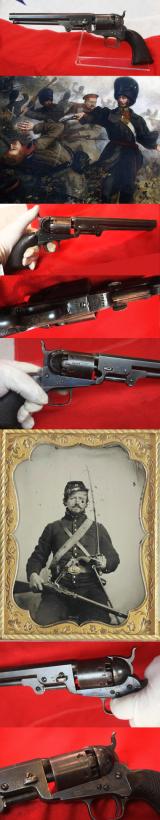 A Fine .36 Calibre Original Antique Colt Navy London Revolver, 1851 Model Navy Manufactured in 1855
