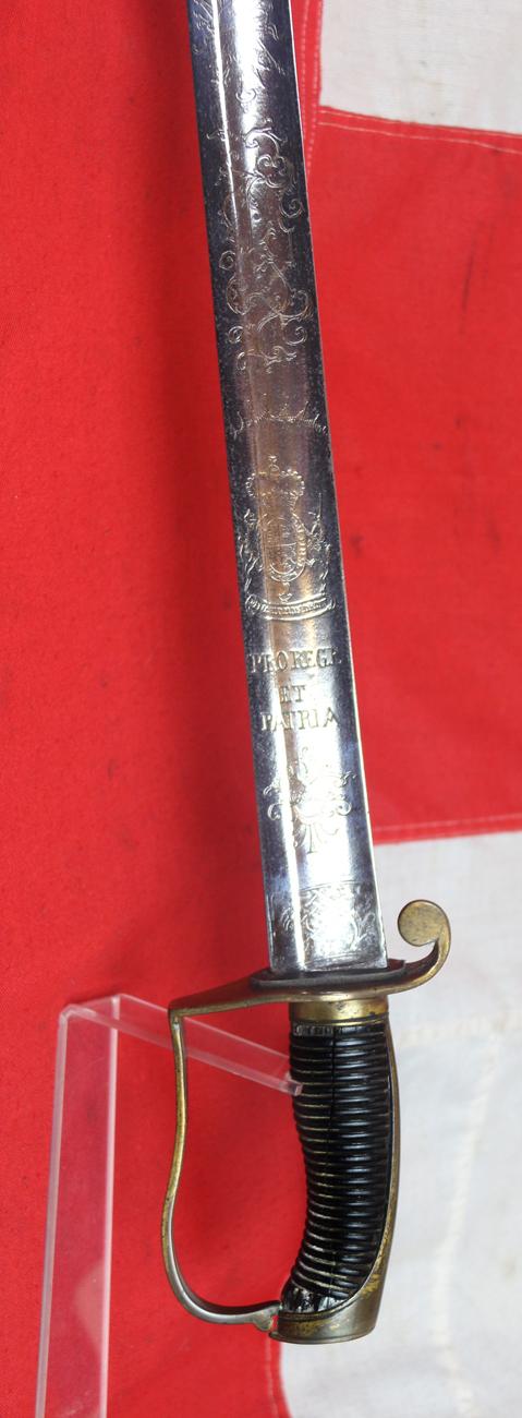 Rare English Light Dragoon Officer's Sword 1773, of the American Revolutionary War, Used By Both American and British Dragoon Regiments.