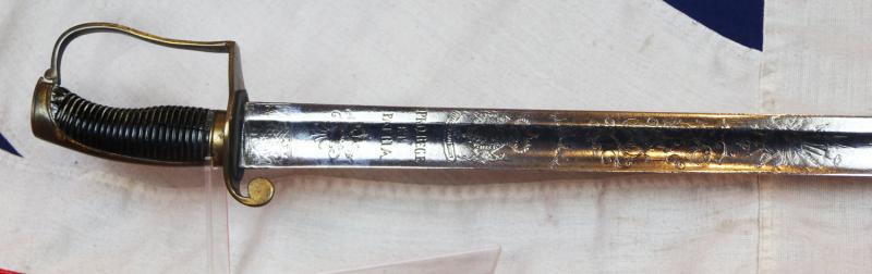 Rare English Light Dragoon Officer's Sword 1773, of the American Revolutionary War, Used By Both American and British Dragoon Regiments.