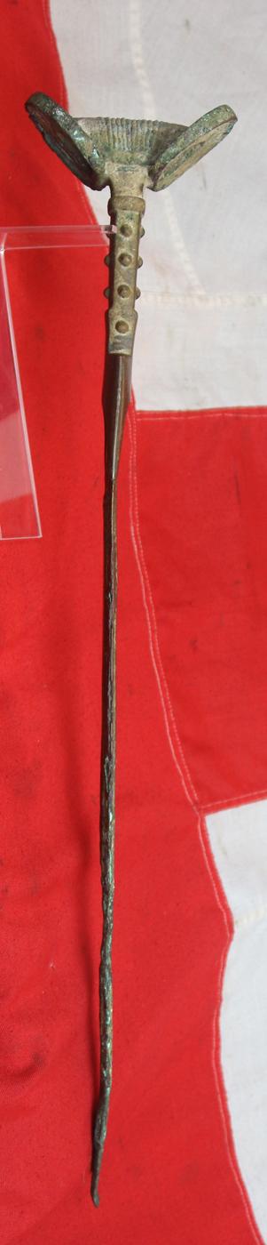 A Beautiful & Massive Ancient Bronze Age Long Sword Circa 1200 to 800 BC. As Used From Before and Including the Greco-Persian Wars, Such as the Battles of Marathon & Thermopylae. As Used in Hand To Hand Combat Between Xerxes' Immortals, and The Hoplites