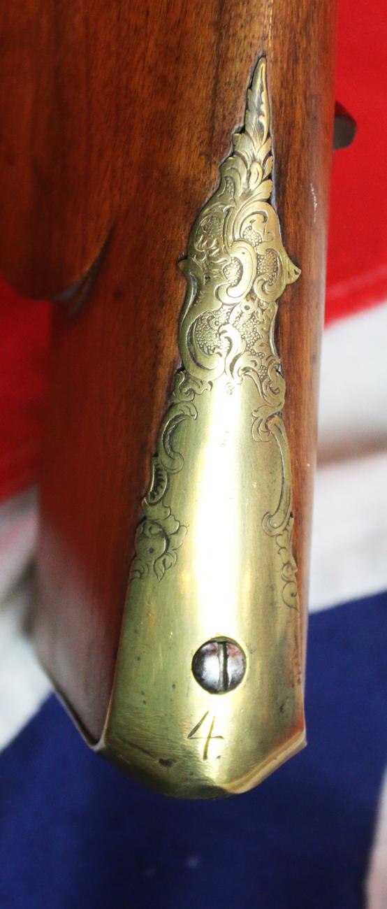 A Superb, Late 18th Century Napoleonic Wars Volunteer Jäger Officer’s Rifle. With Finest Walnut Stock And High Quality Mounts, Fine Quality Rifled Barrel of Approx .75 Inch Bore.