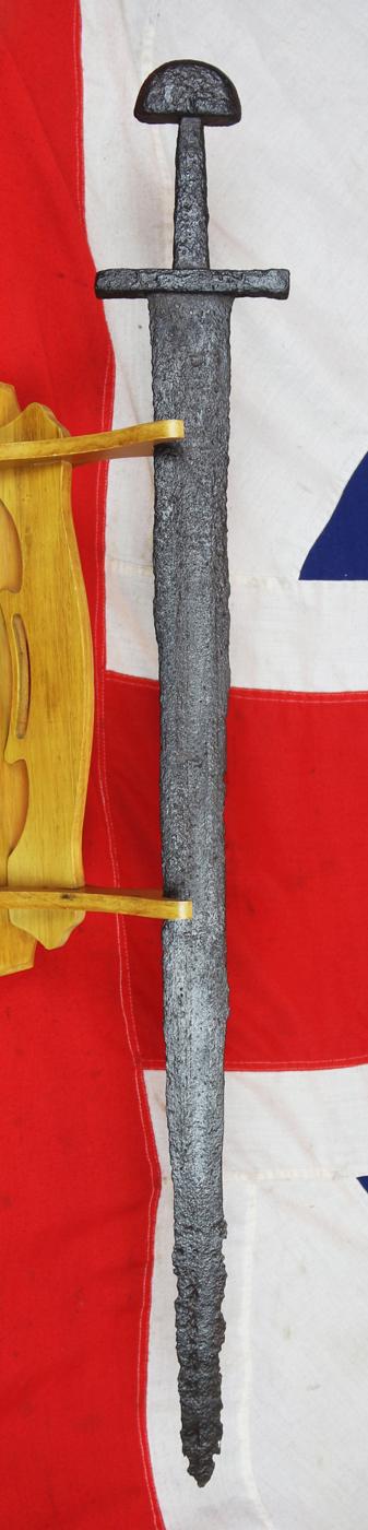 A Beautiful Ancient Original Viking Broadsword, From The Era Of The Norsemen’s Raids in Northern France, Around 1150 Years Ago & Their Raids Upon England & Ireland Up To The 11th Century.