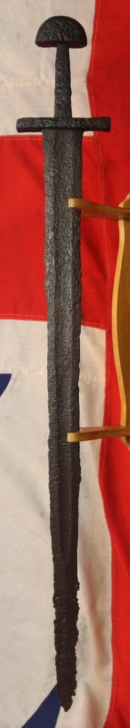 A Beautiful Ancient Original Viking Broadsword, From The Era Of The Norsemen’s Raids in Northern France, Around 1150 Years Ago & Their Raids Upon England & Ireland Up To The 11th Century.