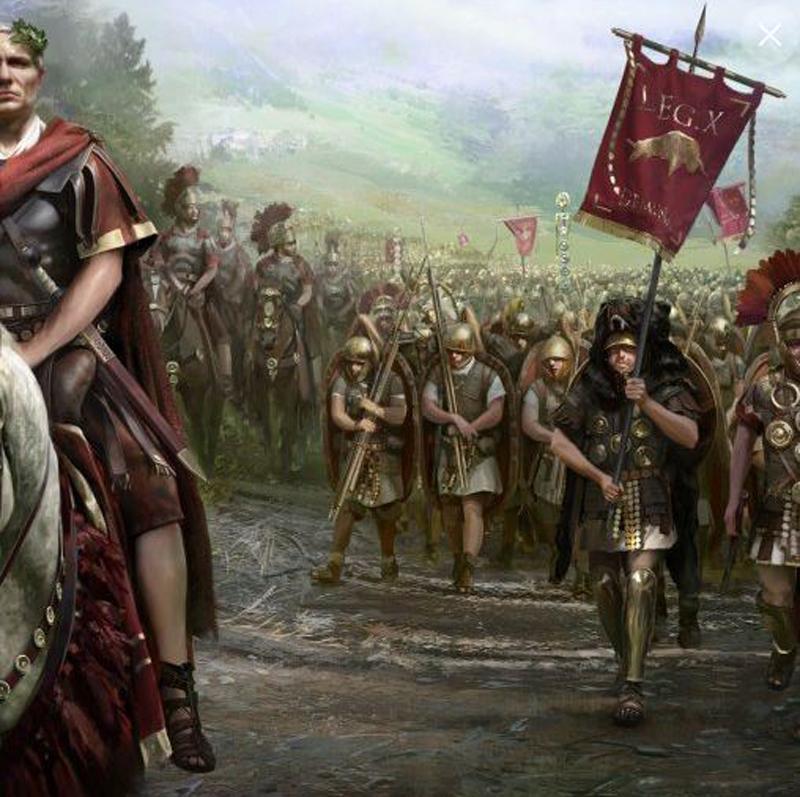 Ancient Early Imperial 1st Century Roman Equestris Legionary's or Centurion's Ring Intalglio Engraved With Horse Mounted Roman