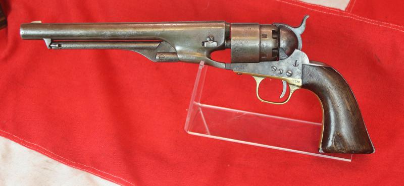 A Good Original US Civil War .44 Cal. Colt, 1860 Model Army Percussion Revolver. Manufactured in 1862