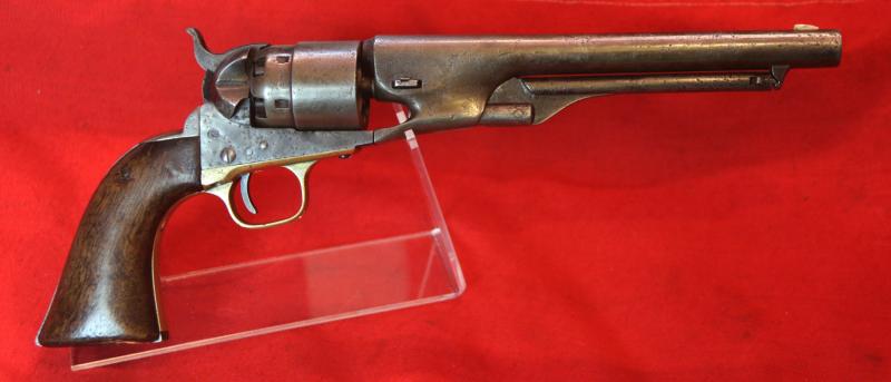 A Good Original US Civil War .44 Cal. Colt, 1860 Model Army Percussion Revolver. Manufactured in 1862