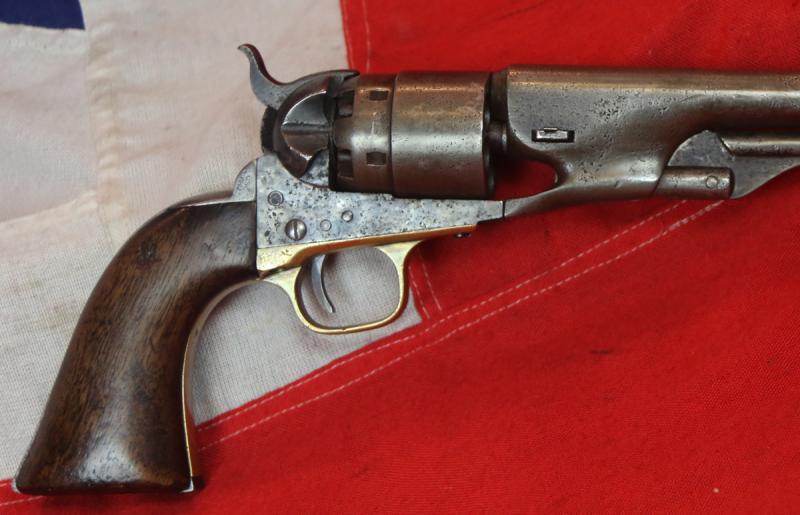 A Good Original US Civil War .44 Cal. Colt, 1860 Model Army Percussion Revolver. Manufactured in 1862