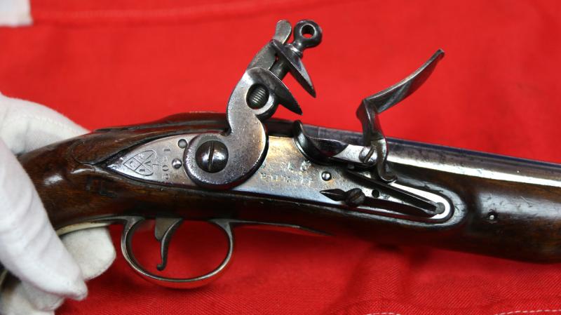 A Stunning British Regulation Pattern Light Dragoon Pistol by Barnett Dated 1802 Inspected by Richard Duce of The Ordnance A Contract Gunmaker Of The British Light Dragoons In the Peninsular and Waterloo Originally For the EIC Cavalry Contract