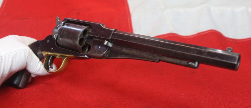 A Singularly Fine Remington New Model Army .44 Cal. Civil War Revolver With Around 80% Original Mirror Blue Finish Remaining