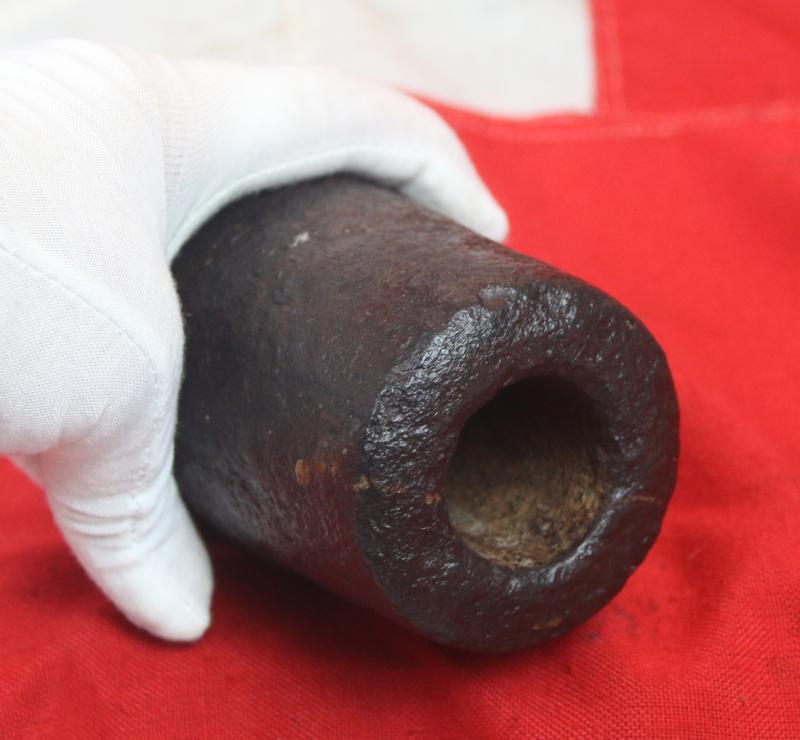 A Most Rare Early, 14th Century, circa 1340, Medievil Iron Hand Cannon or 'Handgonne' Made in the Period, & Used From the Battle of Crecy and Poitier Era.