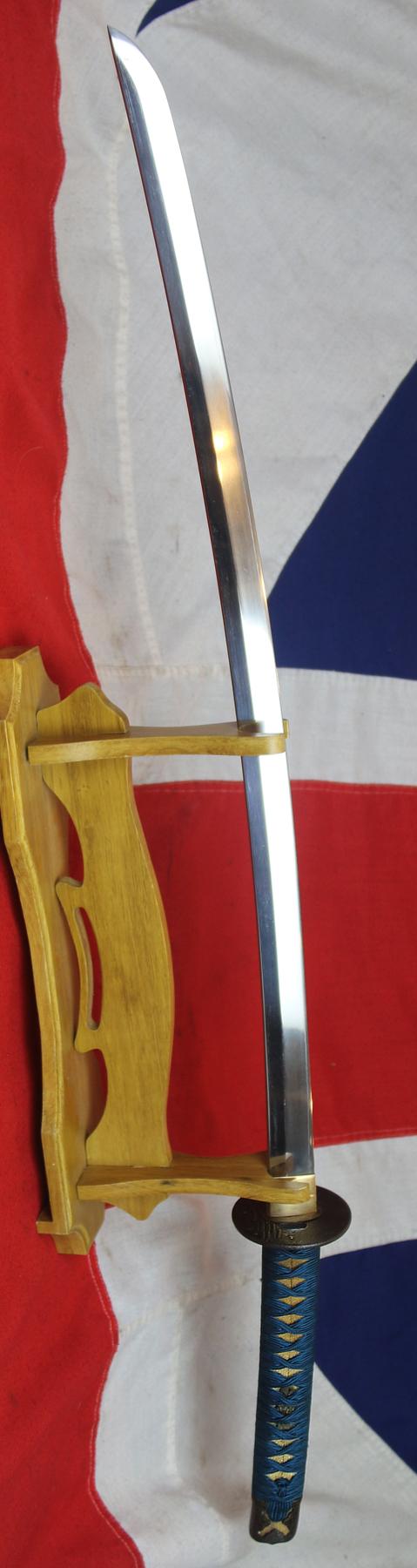 An Ancient Nambokochu Han Dachi Mounted Nambokochu Period Samurai Koto Era Katana up to 600 Years Old