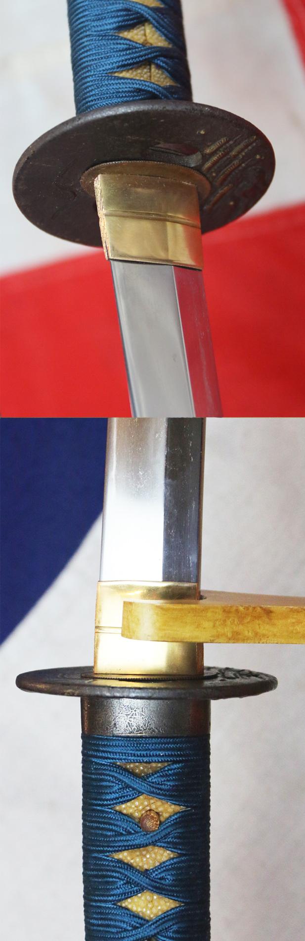 An Ancient Nambokochu Han Dachi Mounted Nambokochu Period Samurai Koto Era Katana up to 600 Years Old