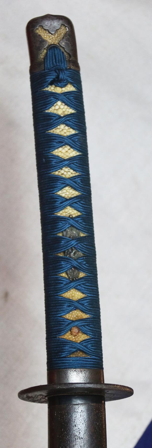 An Ancient Nambokochu Han Dachi Mounted Nambokochu Period Samurai Koto Era Katana up to 600 Years Old