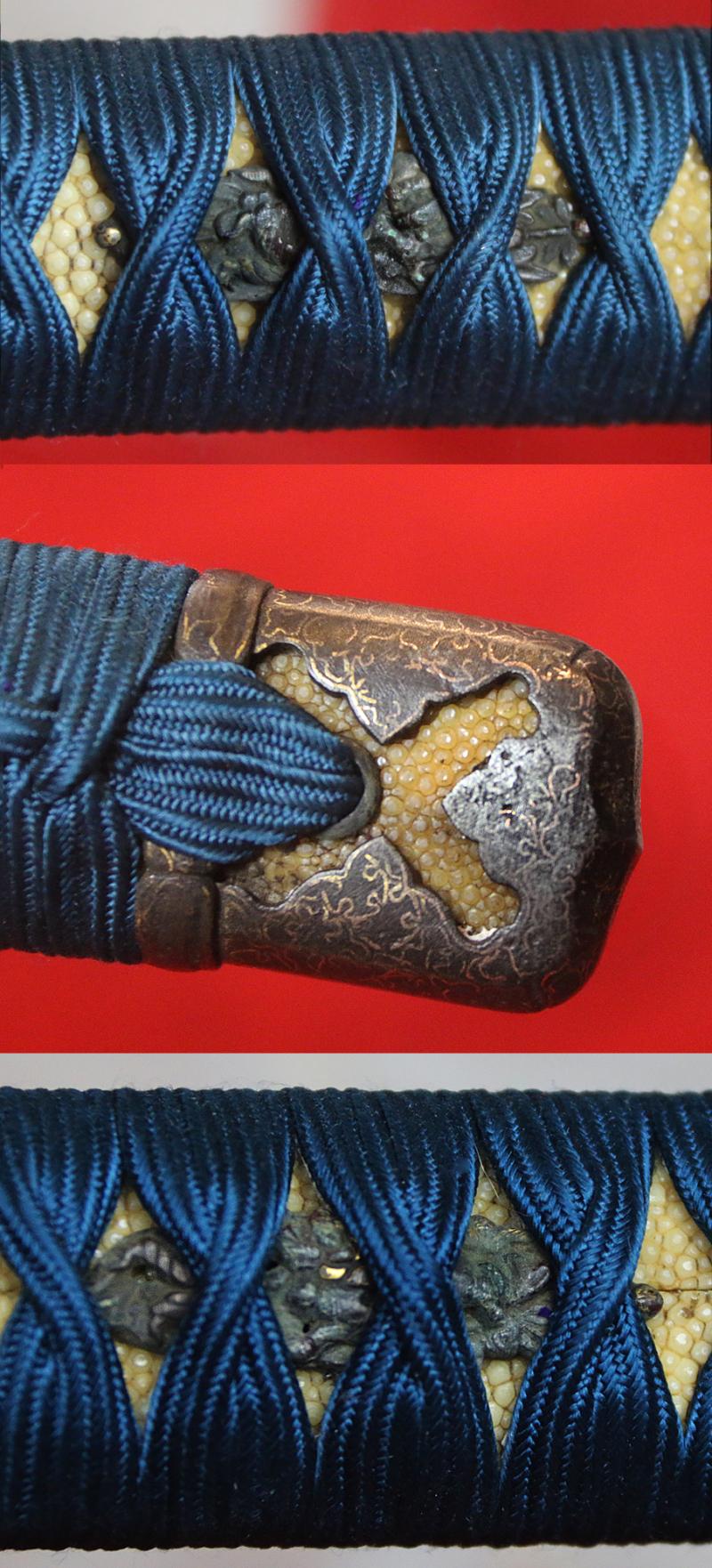 An Ancient Nambokochu Han Dachi Mounted Nambokochu Period Samurai Koto Era Katana up to 600 Years Old