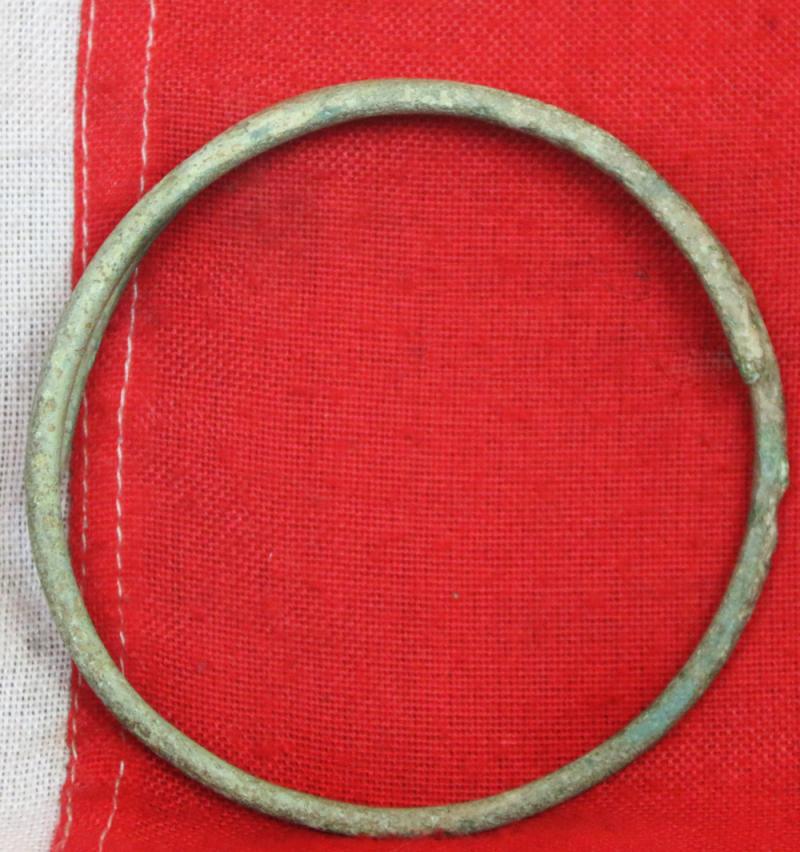 A Most Fabulous, Large, Ancient Bronze Coiled Serpent Armilla or Armlet Arm Ring, From The 2nd Millenium B.C., From the Eras of the Pharoahs Ahmenhotep To Tutankhamun