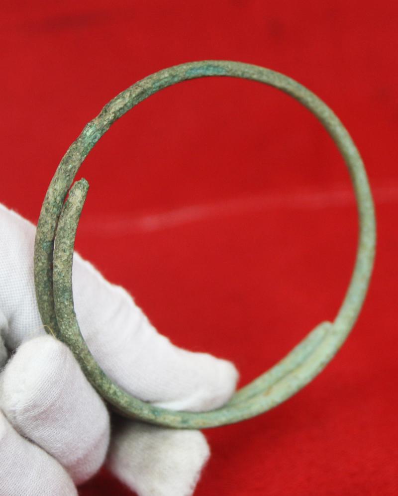 A Most Fabulous, Large, Ancient Bronze Coiled Serpent Armilla or Armlet Arm Ring, From The 2nd Millenium B.C., From the Eras of the Pharoahs Ahmenhotep To Tutankhamun