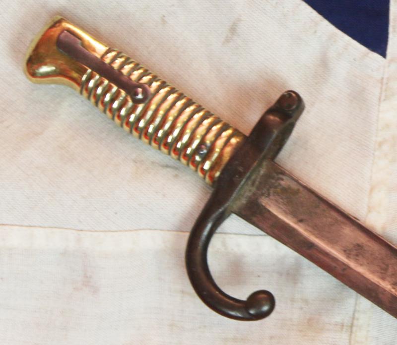 A Pair Of French, Chassepot Rifle Sword Bayonets. 1870's