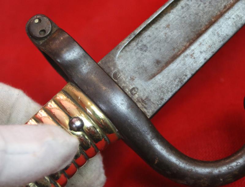 A Pair Of French, Chassepot Rifle Sword Bayonets. 1870's