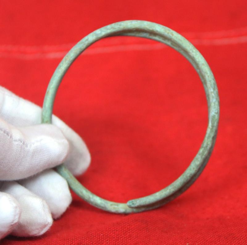 A Most Fabulous, Large, Ancient Bronze Coiled Serpent Armilla or Armlet Arm Ring, From The 2nd Millenium B.C., From the Eras of the Pharoahs Ahmenhotep To Tutankhamun