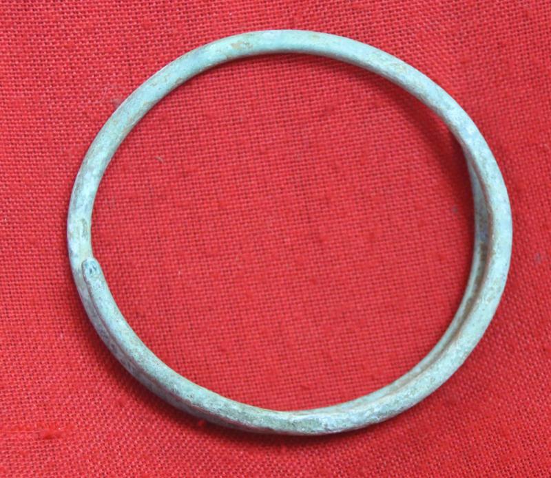 A Most Fabulous, Large, Ancient Bronze Coiled Serpent Armilla or Armlet Arm Ring, From The 2nd Millenium B.C., From the Eras of the Pharoahs Ahmenhotep To Tutankhamun
