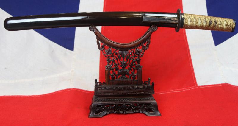 A Fabulous and Utterly Beautiful Koto Period Wakizashi, Circa 1550. a Strong and Very Powerful Blade with a Stunning Hamon in Excellent Polish